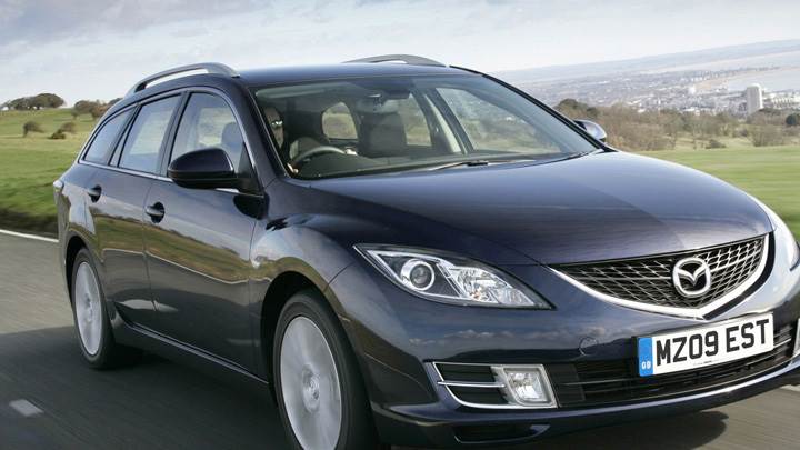 2008 Mazda 6 Wagon Running In Black
